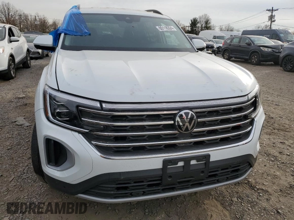 2024 Volkswagen Atlas SE z VIN 1V2HR2CAXRC571675, wystawiony jako Copart lot #80118324 z przebiegiem 6 839 mil mil oraz Szkoda całkowita • Salvage title. Historia ofert i sprzedaży dostępna na DreamBid. Obrazek 5.