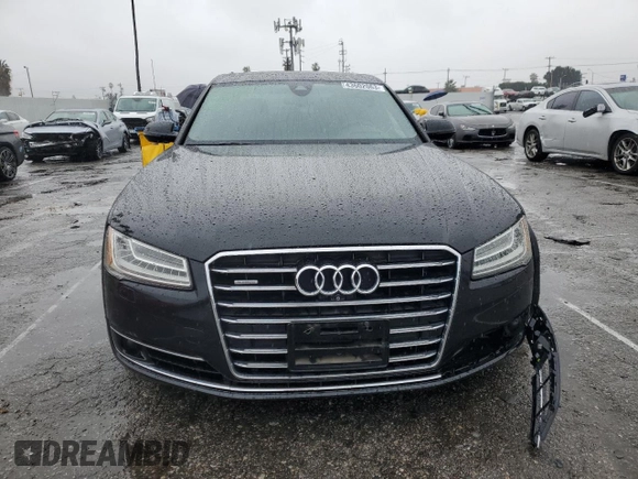 2015 Audi A8 L 4.0T with VIN WAU32AFD3FN004897, listed as a Copart auction lot 43602063 with 53,271 mi miles. Bid and sale history available at carsss.com. Image 5.
