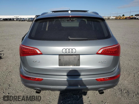 2011 Audi Q5 Premium Plus with VIN WA1LFAFPXBA004988, listed as a Copart auction lot 64887795 with 165,464 mi miles and Salvage title. Bid and sale history available at DreamBid. Image 6.