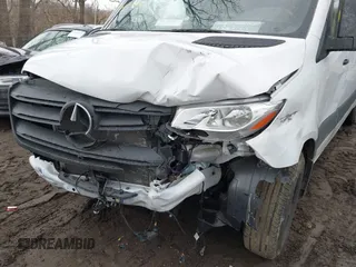2024 Mercedes-Benz Sprinter Cargo with VIN W1Y4NDHYXRP739025, listed as a IAAI auction lot 41667576 with 12,431 mi miles and . Bid and sale history available at carsss.com. Image 6.