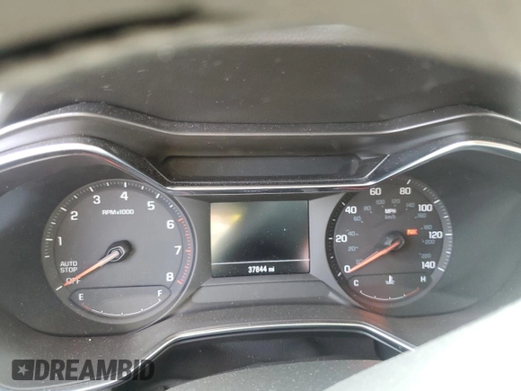 2022 Chevrolet TrailBlazer LT with VIN KL79MPS27NB006017, listed as a Copart auction lot 59941984 with 37,844 mi miles and Salvage Title. Bid and sale history available at DreamBid. Image 9.