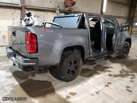 2019 Chevrolet Colorado 4WD Z71 with VIN 1GCGTDEN4K1194451, listed as a Copart auction lot 45247275 with 0 mi miles and Salvage Title. Bid and sale history available at carsss.com. Image 3.