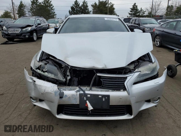 2013 Lexus GS 350 with VIN JTHCE1BL1D5002696, listed as a Copart auction lot 45963774 with 120,107 mi miles and Salvage Title. Bid and sale history available at DreamBid. Image 5.