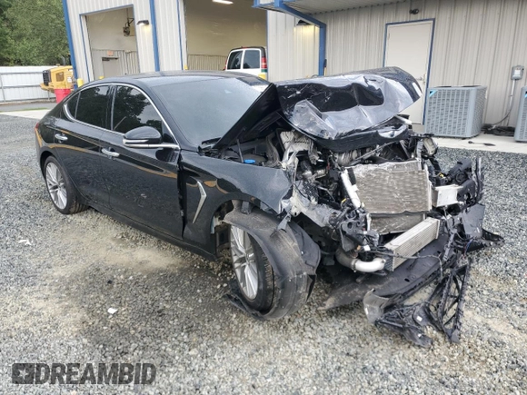 2021 Genesis G70 2.0T with VIN KMTG64LA4MU070349, listed as a Copart auction lot 73862434 with 41,120 mi miles and Salvage Title. Bid and sale history available at carsss.com. Image 4.