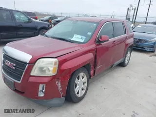 2010 GMC Terrain SLE-1 with VIN 2CTALBEW5A6403411, listed as a IAAI auction lot 41595970 with 111,946 mi miles. Bid and sale history available at carsss.com. Image 6.