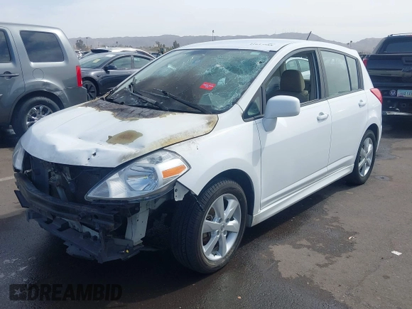 2012 Nissan Versa S with VIN 3N1BC1CP9CK246107, listed as a IAAI auction lot 41657588 with 1 mi miles. Bid and sale history available at carsss.com. Image 2.