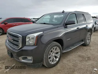 2017 GMC Yukon SLE with VIN 1GKS1AKC1HR312374, listed as a Copart auction lot 44324285 with 157,427 mi miles and Salvage Title. Bid and sale history available at carsss.com. Image 1.