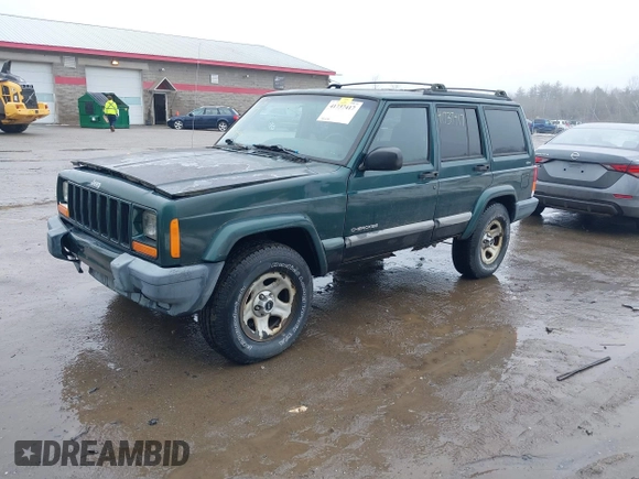 1999 Jeep Cherokee Sport with VIN 1J4FF68S8XL554570, listed as a IAAI auction lot 41737417 with 98,678 mi miles and . Bid and sale history available at DreamBid. Image 2.