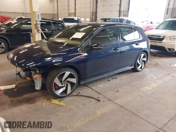 2022 Volkswagen Golf GTI S with VIN WVWG87CD5NW178683, listed as a IAAI auction lot 41711208 with 57,901 mi miles. Bid and sale history available at carsss.com. Image 18.