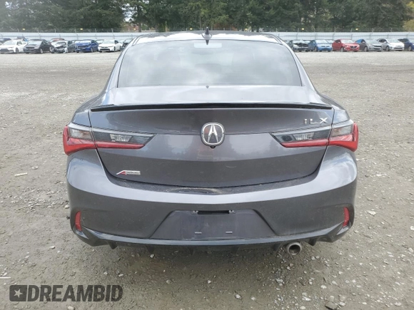 2020 Acura ILX w/Premium/A-SPEC Pkg with VIN 19UDE2F81LA003713, listed as a Copart auction lot 52023315 with 47,893 mi miles and Salvage Title. Bid and sale history available at carsss.com. Image 6.