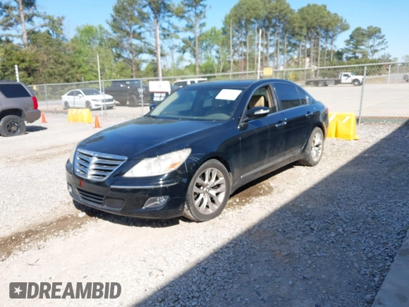 2011 Hyundai Genesis with VIN KMHGC4DFXBU141791, listed as a IAAI auction lot 41903276 with 215,161 mi miles and . Bid and sale history available at DreamBid. Image 2.