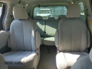 2012 Toyota Sienna with VIN 5TDZK3DC4CS204325, listed as a Copart auction lot 70357864 with 57,665 mi miles and Salvage Title. Bid and sale history available at carsss.com. Image 10.
