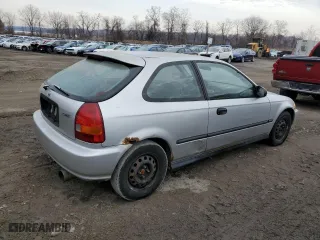 1998 Honda Civic DX with VIN 2HGEJ6344WH103710, listed as a Copart auction lot 84089674 with 192,095 mi miles and Clean Title. Bid and sale history available at carsss.com. Image 3.