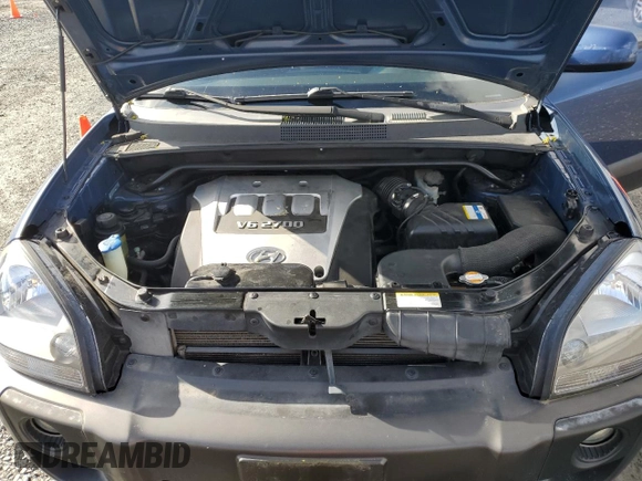 2006 Hyundai Tucson GLS with VIN KM8JN12DX6U393613, listed as a Copart auction lot 52649755 with 220,571 mi miles and Clean Title. Bid and sale history available at carsss.com. Image 12.
