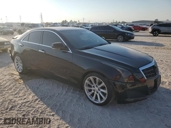 2014 Cadillac ATS Luxury RWD with VIN 1G6AB5SX5E0174520, listed as a Copart auction lot 74962484 with 94,231 mi miles and Salvage title. Bid and sale history available at DreamBid. Image 4.