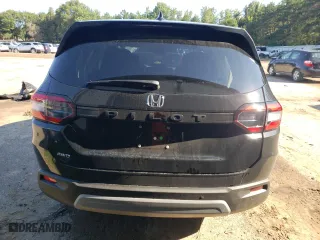 2025 Honda Pilot EX-L with VIN 5FNYG1H42SB007113, listed as a Copart auction lot 66606594 with 816 mi miles and Salvage Title. Bid and sale history available at carsss.com. Image 6.