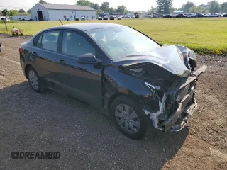 2020 Kia Rio LX with VIN 3KPA24AD3LE353125, listed as a Copart auction lot 60308394 with 35,863 mi miles and Salvage Title. Bid and sale history available at DreamBid. Image 4.
