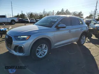 2022 Audi Q5 S line Premium with VIN WA1GAAFY8N2077445, listed as a Copart auction lot 88069995 with 42,570 mi miles and Salvage Title. Bid and sale history available at carsss.com. Image 1.