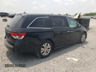 2014 Honda Odyssey EX-L with VIN 5FNRL5H6XEB072305, listed as a Copart auction lot 58487545 with 152,933 mi miles and Salvage title. Bid and sale history available at DreamBid. Image 3.