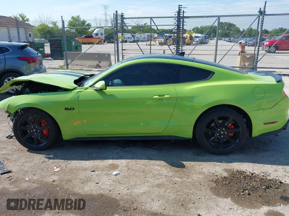 2020 Ford Mustang GT with VIN 1FA6P8CF2L5159040, listed as a IAAI auction lot 42624807 with 41,235 mi miles and . Bid and sale history available at DreamBid. Image 14.
