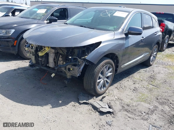 2021 Acura RDX w/Technology Package with VIN 5J8TC1H59ML005505, listed as a IAAI auction lot 41571125 with 46,451 mi miles. Bid and sale history available at carsss.com. Image 23.