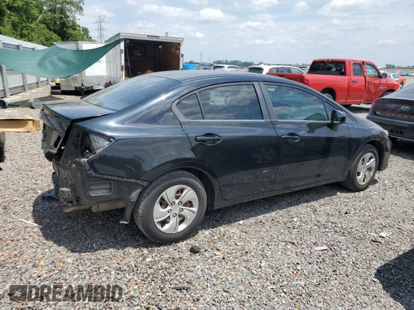 2015 Honda Civic Sedan LX with VIN 19XFB2F5XFE111531, listed as a Copart auction lot 52566505 with 145,226 mi miles and Non Repairable. Bid and sale history available at carsss.com. Image 3.