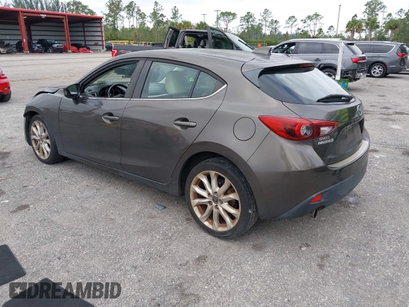 2015 Mazda 3 S Grand Touring with VIN JM1BM1M35F1264244, listed as a IAAI auction lot 41674683 with 119,684 mi miles and . Bid and sale history available at DreamBid. Image 3.