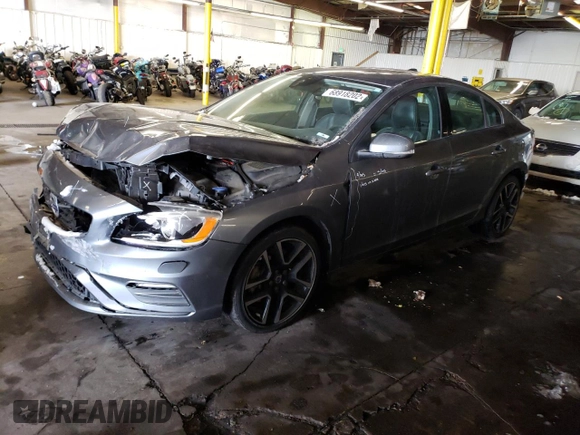 2017 Volvo S60 Dynamic with VIN YV140MTL0H2433505, listed as a Copart auction lot 68918202 with 65,891 mi miles. Bid and sale history available at carsss.com. Image 1.
