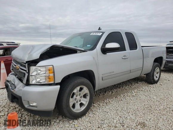 2013 Chevrolet Silverado 1500 LTZ with VIN 1GCRKTE70DZ239851, listed as a Copart auction lot 86792574 with 87,664 mi miles and Salvage Title. Bid and sale history available at DreamBid. Image 1.