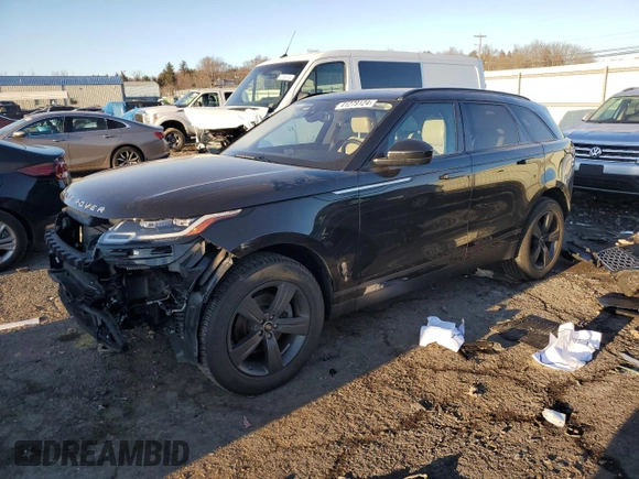 2019 Land Rover Range Rover Velar S with VIN SALYB2EX9KA220046, listed as a Copart auction lot 41279124 with 47,589 mi miles. Bid and sale history available at carsss.com. Image 1.