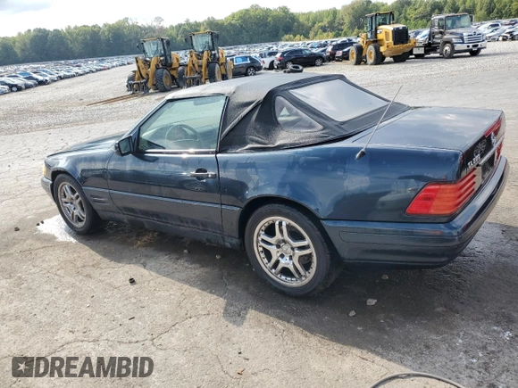 1998 Mercedes-Benz SL-Class with VIN WDBFA67F7WF165259, listed as a Copart auction lot 73132364 with 99,948 mi miles and Salvage Title. Bid and sale history available at carsss.com. Image 2.