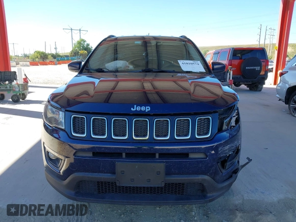 2017 Jeep Compass Latitude with VIN 3C4NJDBBXHT679623, listed as a IAAI auction lot 41810574 with 158,655 mi miles and . Bid and sale history available at DreamBid. Image 13.