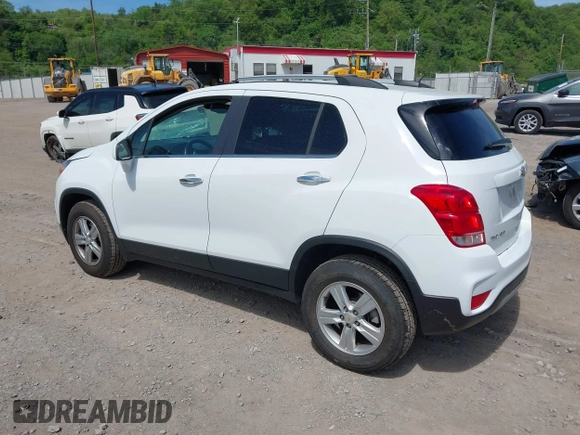 2020 Chevrolet Trax LT with VIN KL7CJPSB5LB002799, listed as a IAAI auction lot 42247119 with 92,459 mi miles and . Bid and sale history available at DreamBid. Image 3.