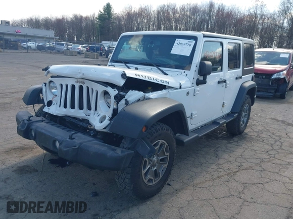 2015 Jeep Wrangler Unlimited Rubicon with VIN 1C4BJWFGXFL507315, listed as a IAAI auction lot 42059720 with 90,189 mi miles and . Bid and sale history available at DreamBid. Image 18.