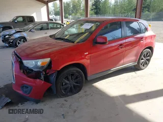 2014 Mitsubishi Outlander Sport ES with VIN 4A4AP3AU4EE004073, listed as a IAAI auction lot 42100709 with 170,788 mi miles. Bid and sale history available at carsss.com. Image 2.