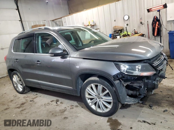 2012 Volkswagen Tiguan SE z VIN WVGBV7AX3CW079482, wystawiony jako Copart lot #47383095 z przebiegiem 144 877 mil mil oraz Szkoda całkowita • Salvage title. Historia ofert i sprzedaży dostępna na DreamBid. Obrazek 4.