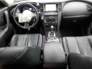 2017 Infiniti QX70 with VIN JN8CS1MW6HM415974, listed as a Copart auction lot 86130374 with 77,638 mi miles and Salvage Title. Bid and sale history available at carsss.com. Image 8.