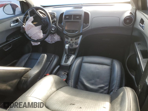 2014 Chevrolet Sonic LTZ with VIN 1G1JE5SB0E4229661, listed as a Copart auction lot 41872355 with 0 mi miles and Salvage Title. Bid and sale history available at carsss.com. Image 8.