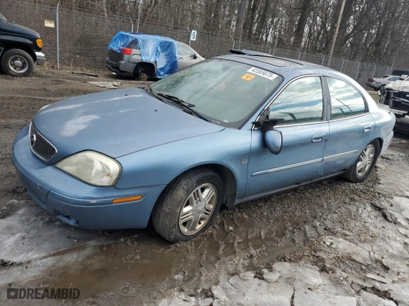 2005 Mercury Sable LS with VIN 1MEHM55S85A619167, listed as a Copart auction lot 42355675 with 0 mi miles and Salvage Title. Bid and sale history available at carsss.com. Image 1.