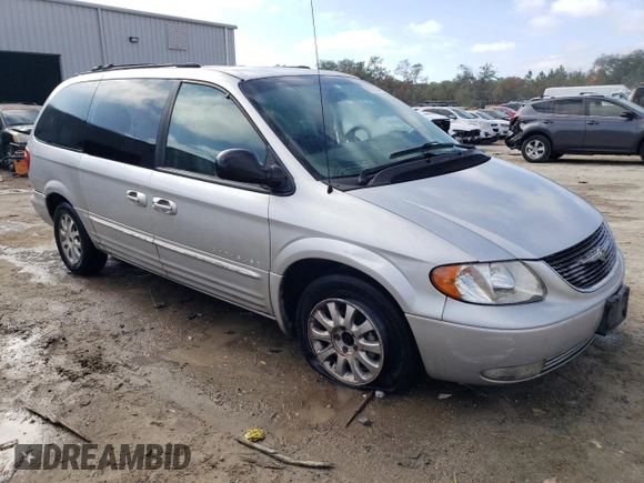 2001 Chrysler Town & Country LXi with VIN 2C8GP54L21R280196, listed as a Copart auction lot 85731344 with 127,056 mi miles and Non Repairable. Bid and sale history available at DreamBid. Image 4.
