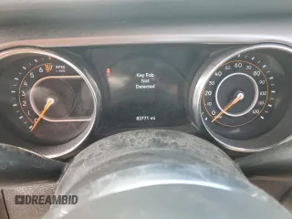2020 Jeep Gladiator Sport S with VIN 1C6HJTAG5LL109304, listed as a Copart auction lot 55290145 with 83,771 mi miles and Salvage title. Bid and sale history available at DreamBid. Image 9.
