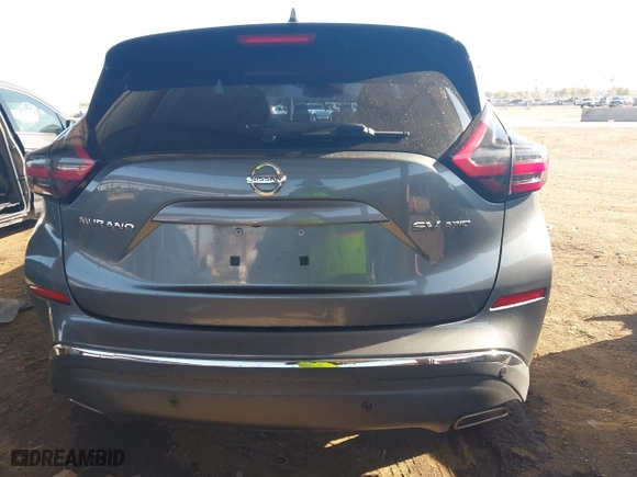 2020 Nissan Murano SV with VIN 5N1AZ2BS5LN106127, listed as a IAAI auction lot 41481158 with 96,515 mi miles. Bid and sale history available at carsss.com. Image 16.