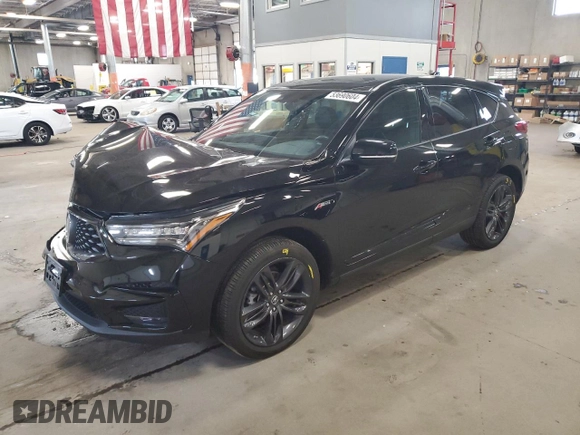 2021 Acura RDX w/A-Spec Package with VIN 5J8TC2H68ML013397, listed as a Copart auction lot 53690604 with 16,931 mi miles. Bid and sale history available at carsss.com. Image 1.