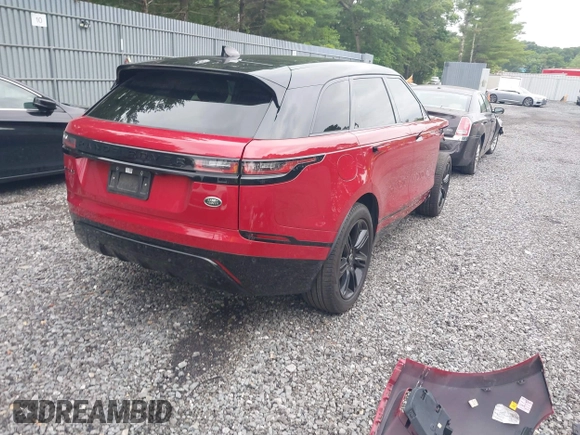 2023 Land Rover Range Rover Velar R-Dynamic S z VIN SALYT2EX4PA354743, wystawiony jako IAAI lot #42601149 z przebiegiem 40 008 mil mil oraz . Historia ofert i sprzedaży dostępna na DreamBid. Obrazek 4.
