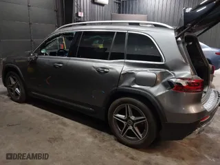 2020 Mercedes-Benz GLB with VIN W1N4M4HBXLW033245, listed as a IAAI auction lot 41839115 with 7,028 mi miles. Bid and sale history available at carsss.com. Image 3.