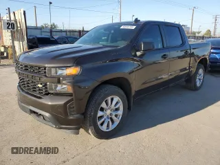 2022 Chevrolet Silverado 1500 Custom with VIN 3GCPWBEK9NG118456, listed as a Copart auction lot 50095735 with 40,775 mi miles and Salvage Title. Bid and sale history available at DreamBid. Image 1.