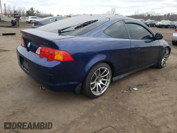2004 Acura RSX with VIN JH4DC54824S004212, listed as a Copart auction lot 49097295 with 128,111 mi miles and Salvage Title. Bid and sale history available at carsss.com. Image 3.