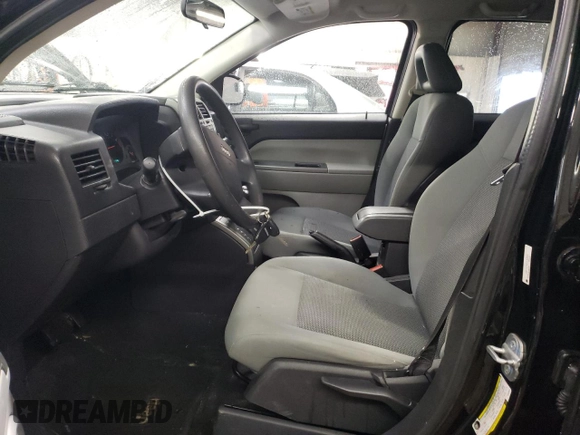 2007 Jeep Compass Sport with VIN 1J8FF47W87D389993, listed as a Copart auction lot 46369205 with 100,740 mi miles and Salvage Title. Bid and sale history available at carsss.com. Image 7.