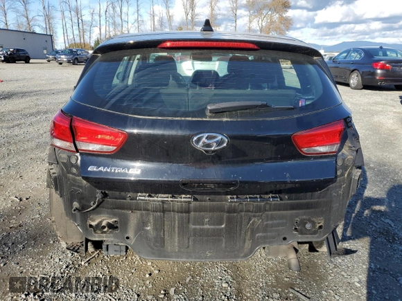 2018 Hyundai Elantra GT with VIN KMHH35LE8JU028763, listed as a Copart auction lot 79404544 with 45,838 mi miles and Salvage Title. Bid and sale history available at carsss.com. Image 6.
