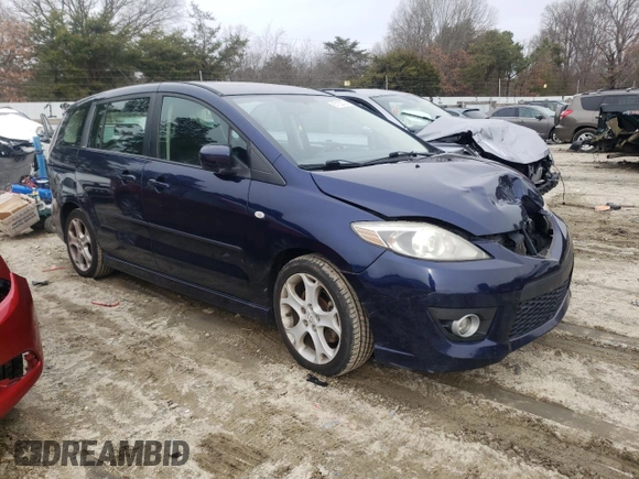 2009 Mazda 5 Sport with VIN JM1CR29L890332275, listed as a Copart auction lot 87152704 with 117,945 mi miles and Salvage title. Bid and sale history available at DreamBid. Image 4.